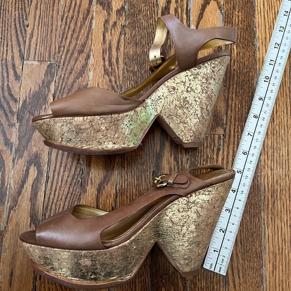 Michael Kors leather sandals (platforms) - Picture 2 of 6